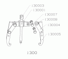 EXTRACTOR FORZA SERIE 1300 MECÁNICO DE 2 PATAS